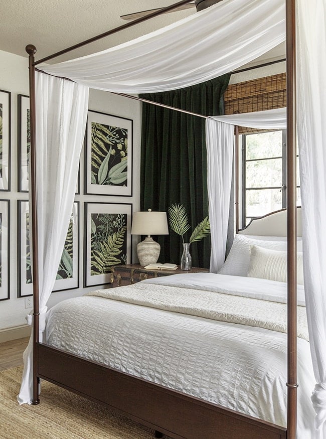 tropical oasis master bedroom