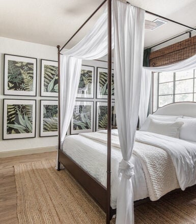 canopy bed curtains