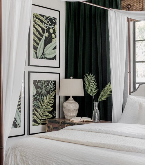 tropical oasis master bedroom