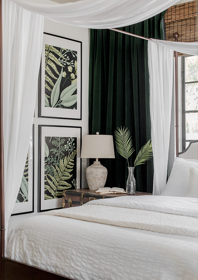 tropical oasis master bedroom