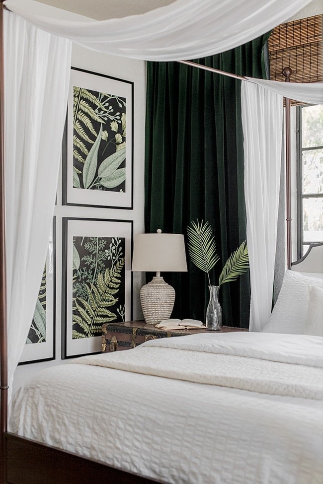 tropical oasis master bedroom