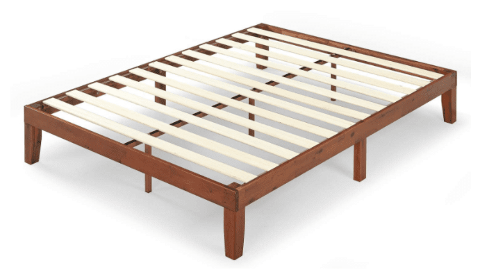 wood platform bed