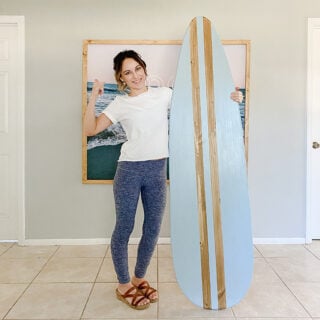 diy wood surfboard