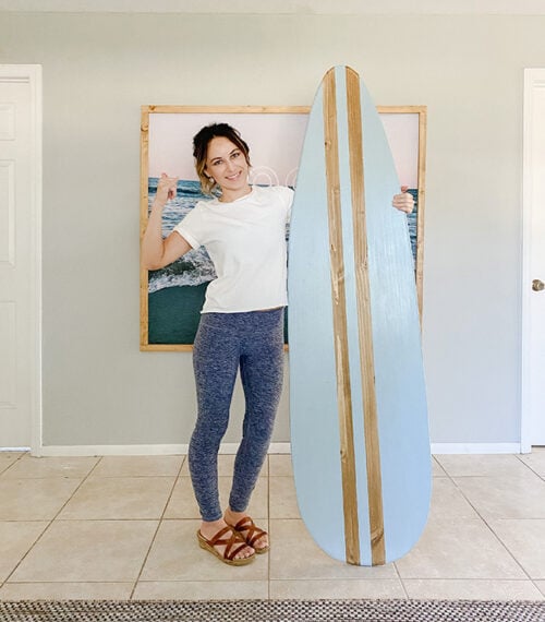 diy wood surfboard