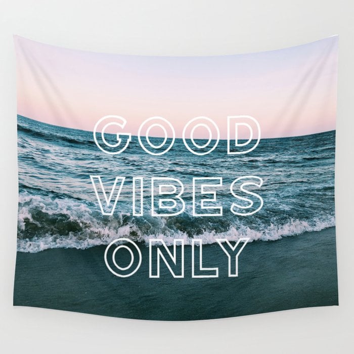 good vibes only tapestry