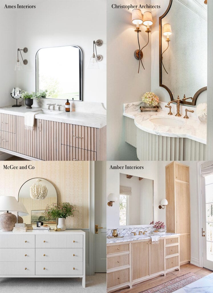 8 DIY Fluted Wood Decor Ideas