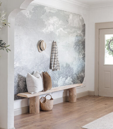 foyer wall mural