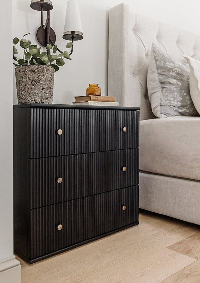 diy fluted dresser