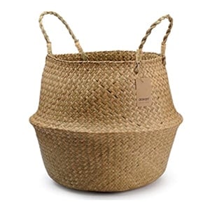 large seagrass basket