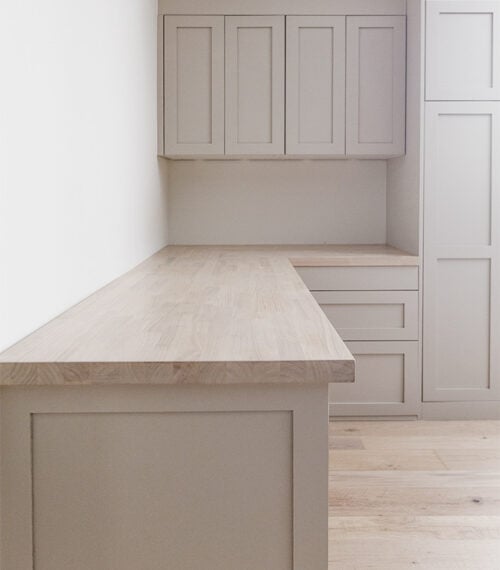 how to white wash butcher block