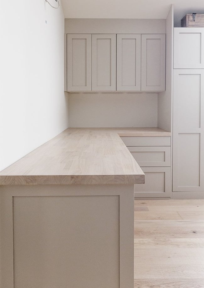 how to white wash butcher block
