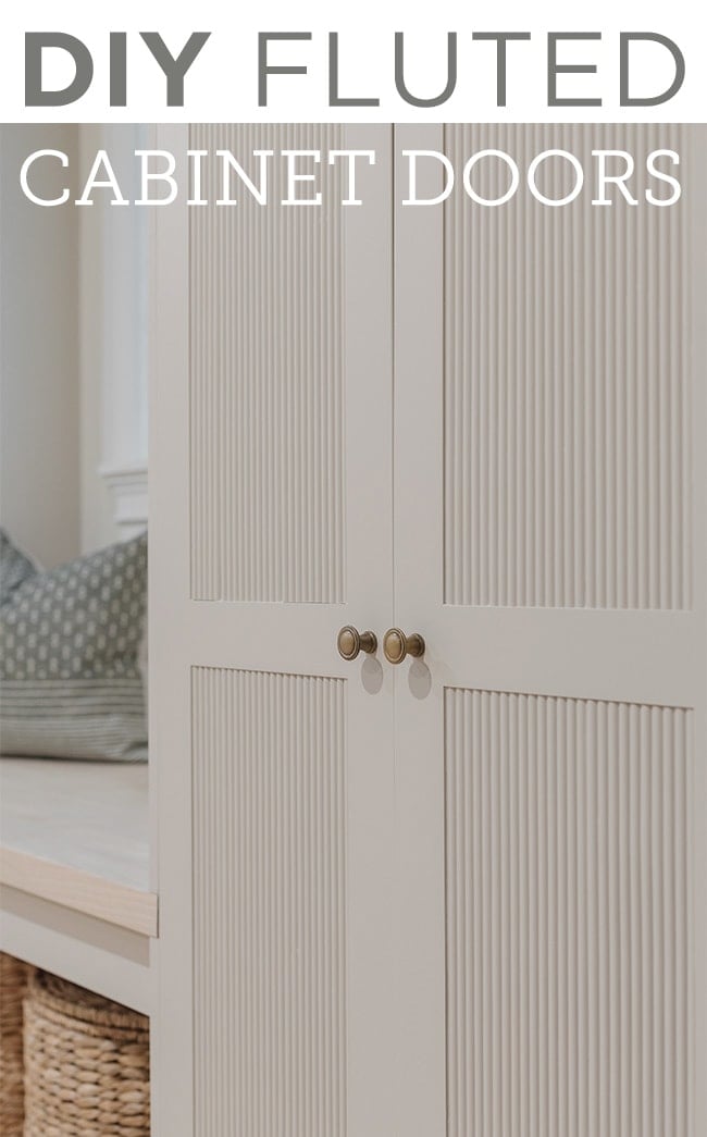 Diy Fluted Cabinet Doors Jenna Sue Design