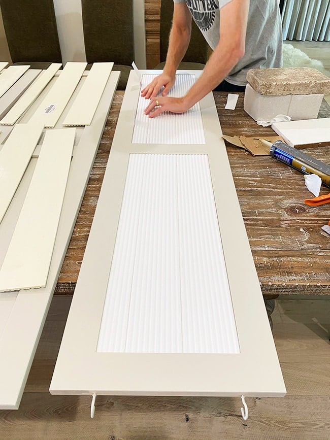 diy fluted ikea cabinet doors