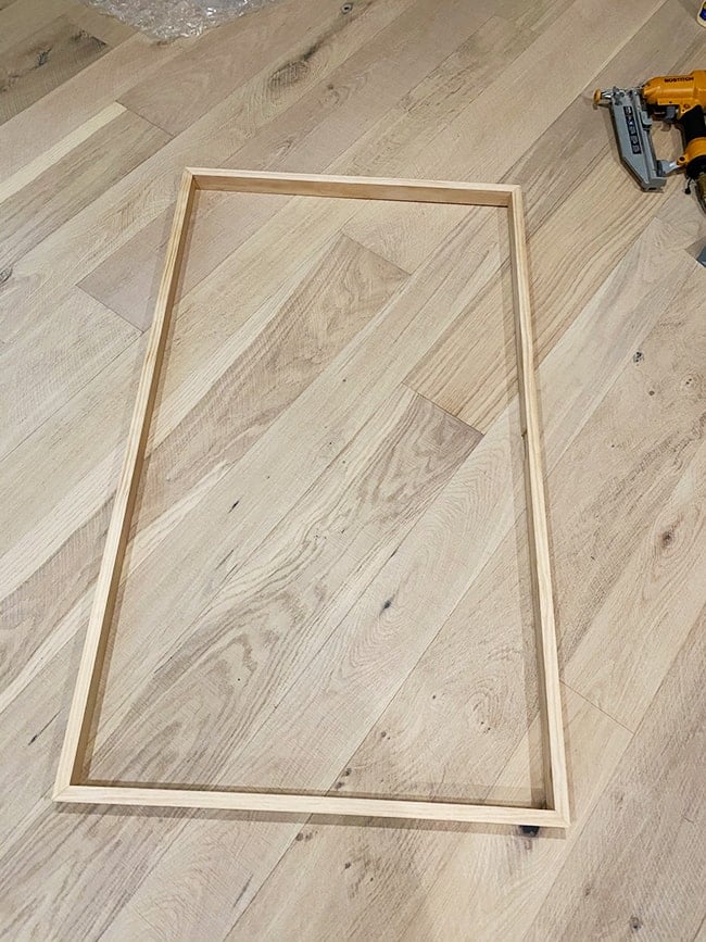 simple diy tv frame tutorial