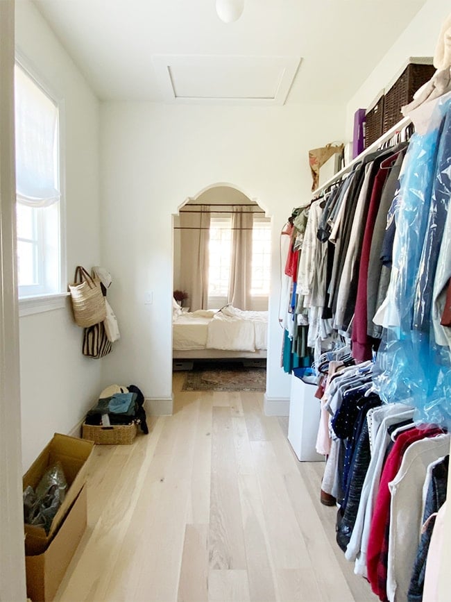 Master Bedroom Closet Organization ~ The Reveal & Surprise