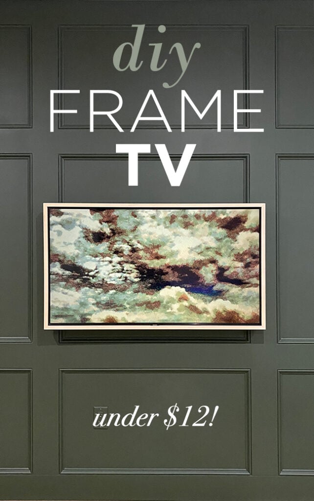 how to build a diy frame tv tutorial