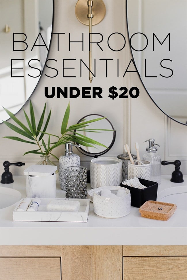 The Best Budget Bathroom Accessories - Jenna Sue Design