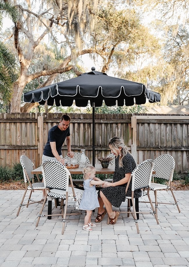 french bistro patio dining set