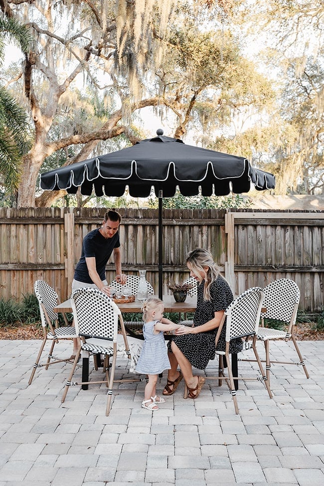 french bistro patio dining set