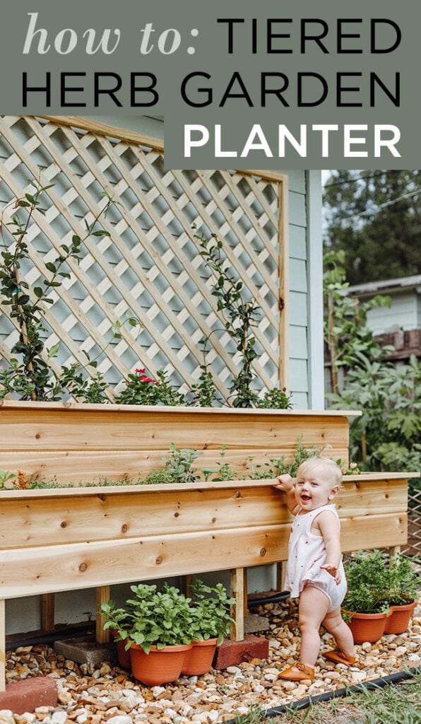 DIY Tiered Herb Garden Planter - Jenna Sue Design