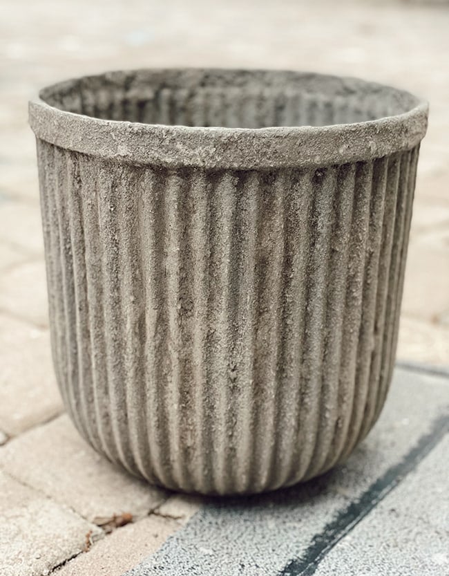 diy stone planter