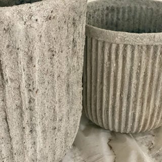 diy stone planter