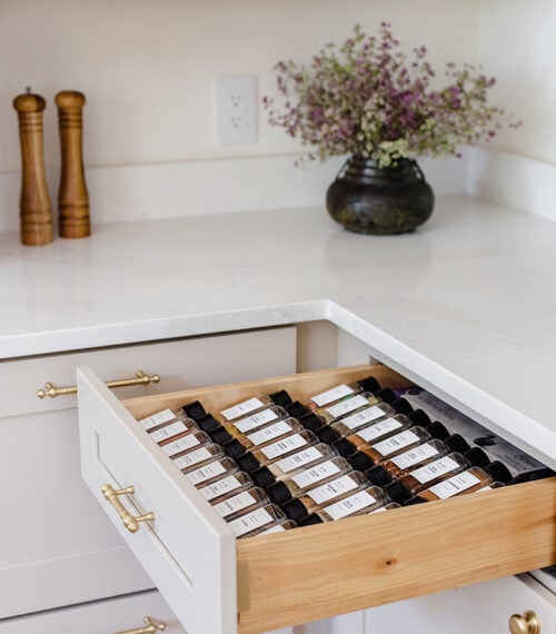 spice drawer organization