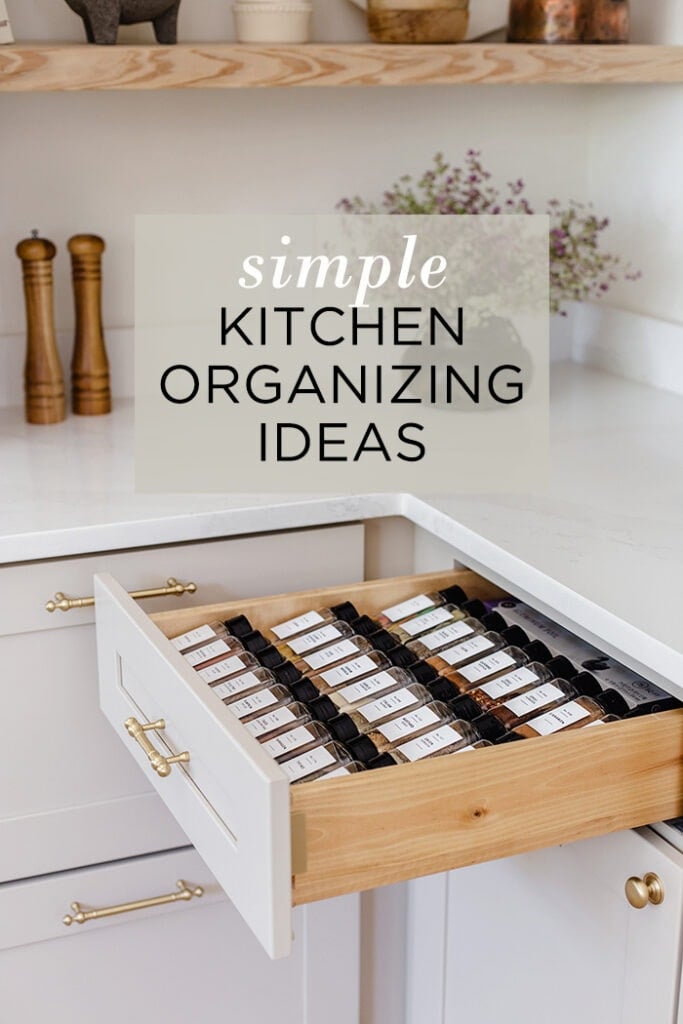 simple kitchen organizing ideas