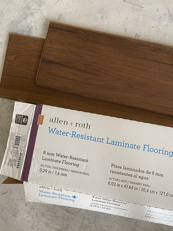 laminate flooring ceiling beams