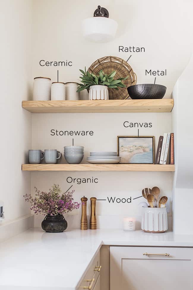 kitchen shelves
