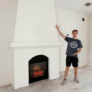 diy fireplace