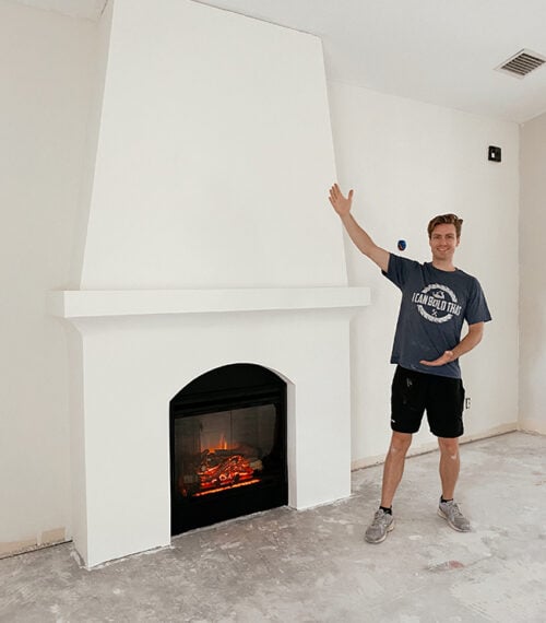 diy fireplace