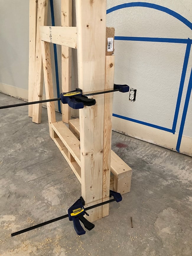 building a frame for an electric fireplace