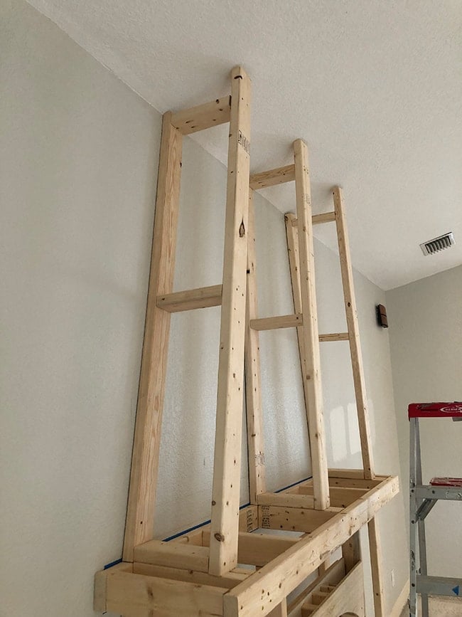 building a frame for an electric fireplace