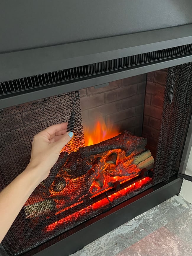 how to diy a built in electric fireplace
