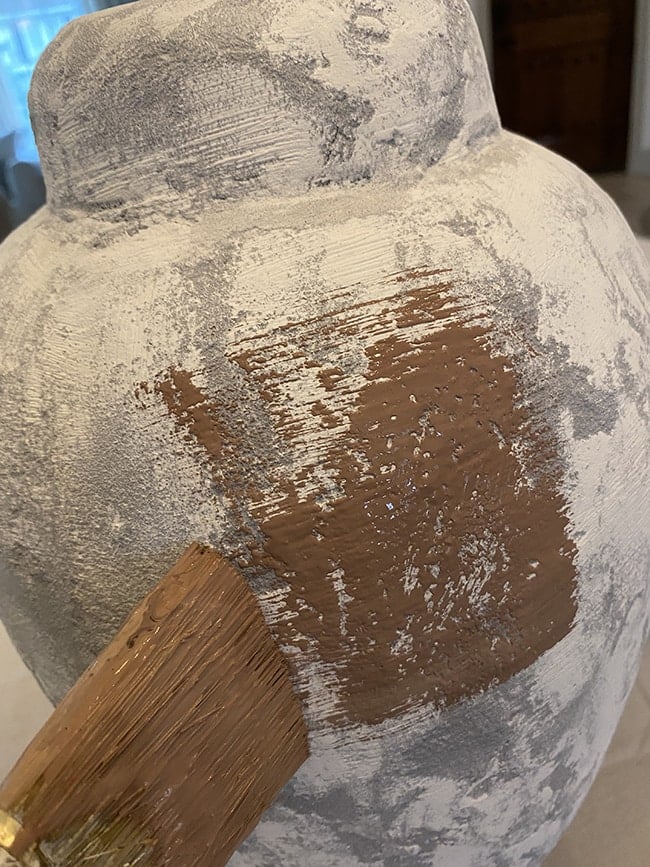 diy cement lamp makeover