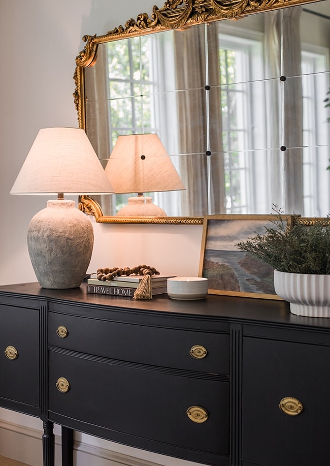 diy concrete lamp