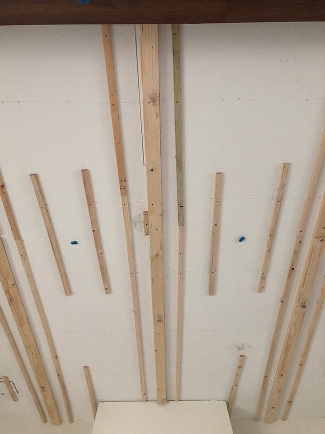 how to install wood beams on a vaulted ceiling