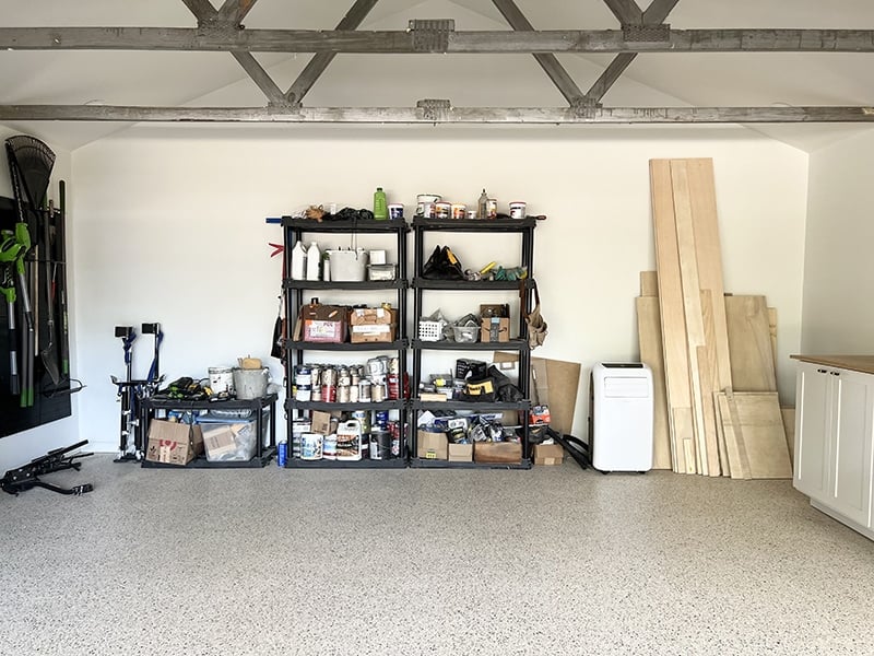 garage organization before