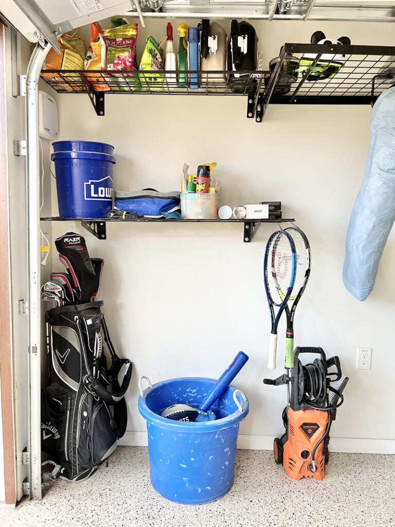 garage wire rack storage