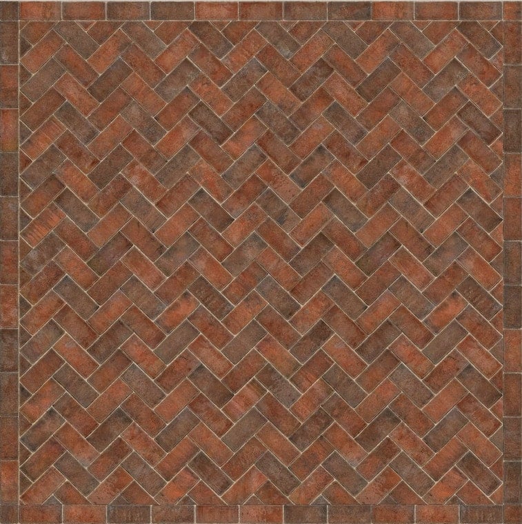 herringbone brick pattern