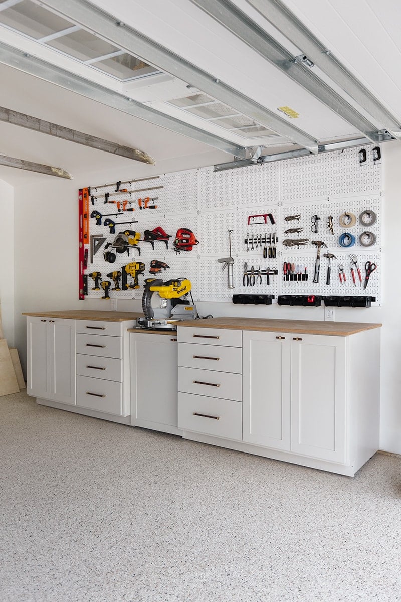 Garage Organization - Charging Station + Tool Storage Cabinet  Tool storage  diy, Diy storage cabinets, Garage storage shelves