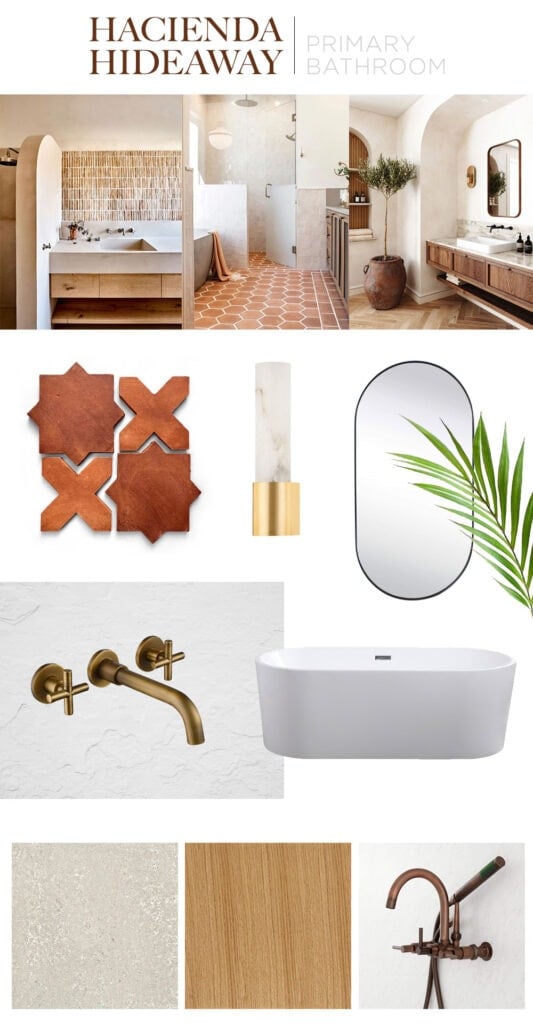 mediterranean spa bathroom design