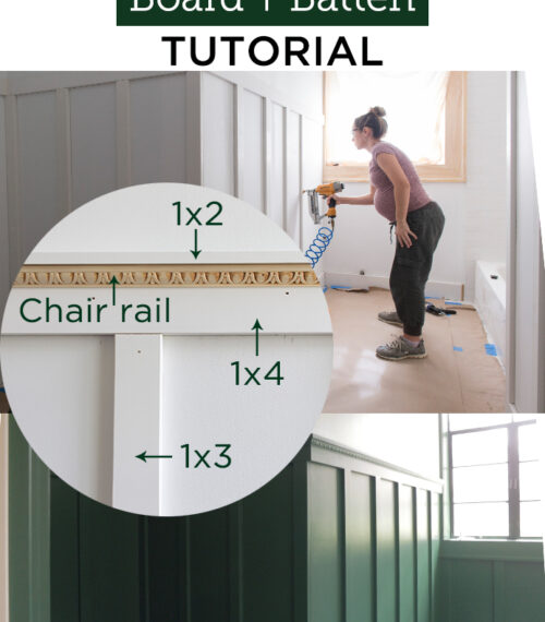 diy board and batten walls tutorial