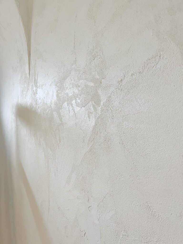 microcement bathroom wall finish