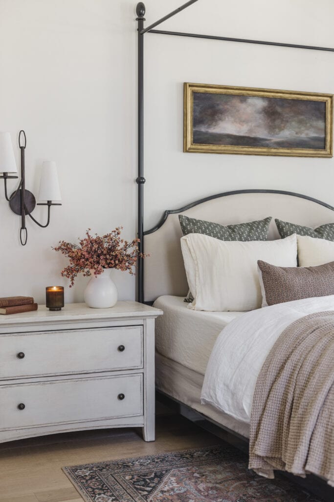 cozy neutral bedding