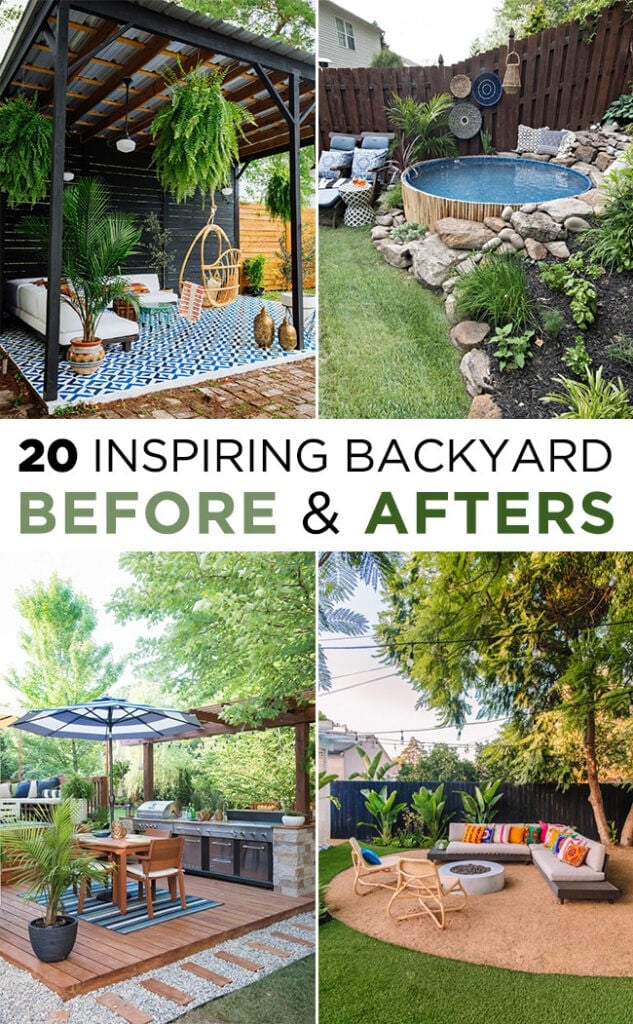 20 Inspiring Backyard Makeovers - Jenna Sue Design