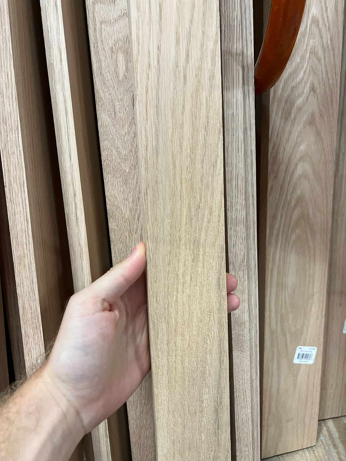 1x3 oak board at home depot