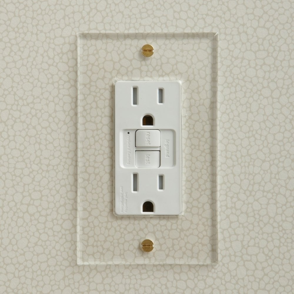 forbes and lomax transparent outlet cover plate