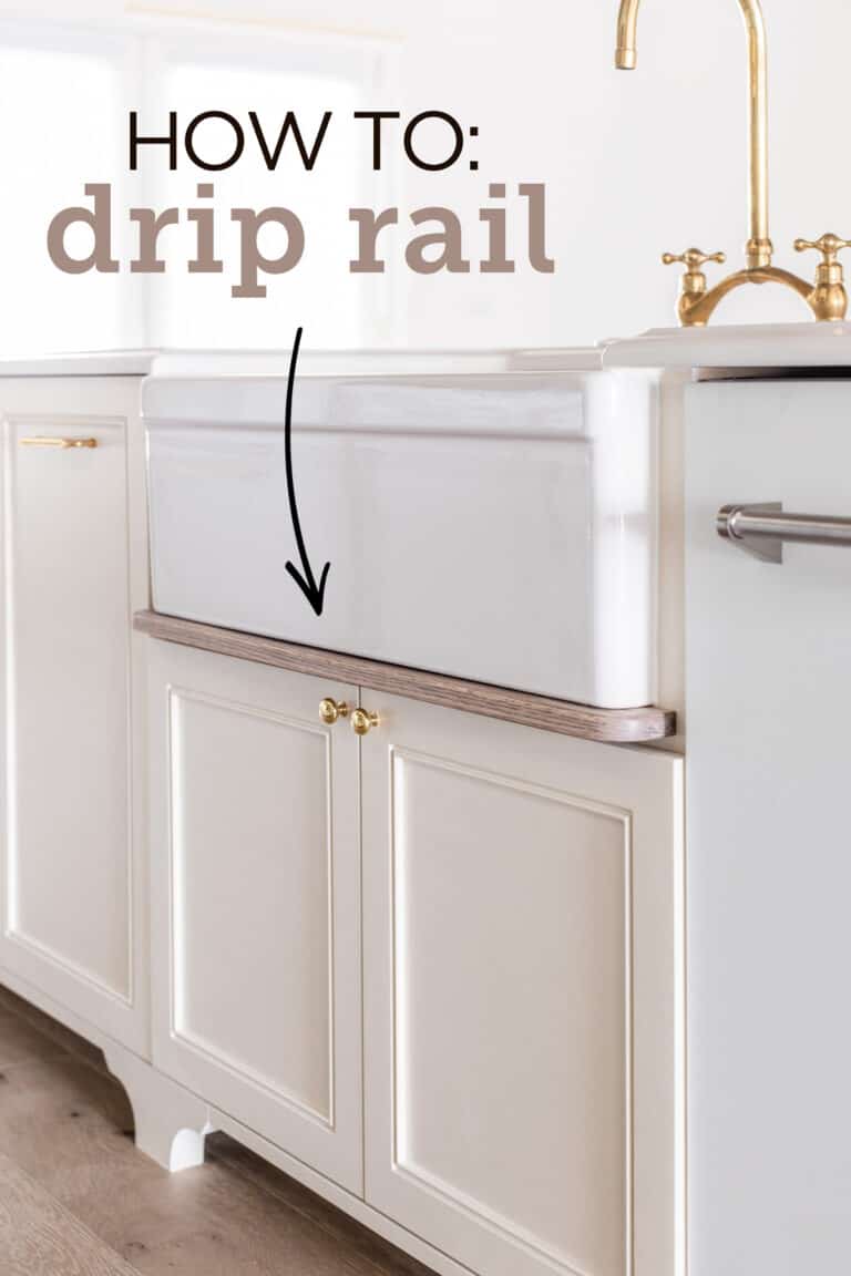 How to Make a Sink Drip Rail Jenna Sue Design